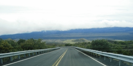 Drive to Mauna Kea Telescope Visitor Center