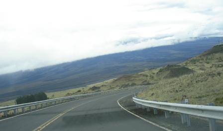 Drive to Mauna Kea Telescope Visitor Center