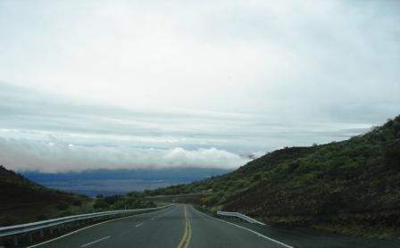 Drive to Mauna Kea Telescope Visitor Center